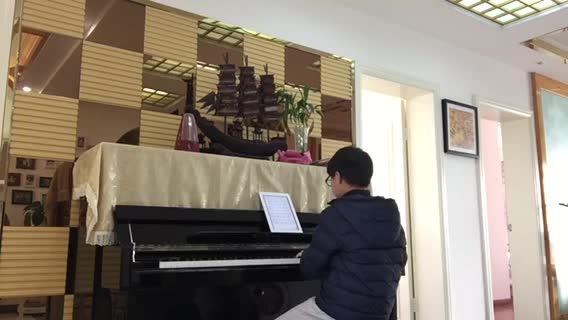 遮我半世逍遥 发布了一个钢琴弹奏视频，欢