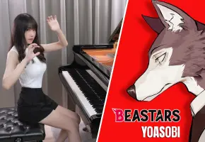 YOASOBI「怪物 Kaibutsu」BEASTARS Season 2 OP 钢琴演奏 | Ru,s Piano
