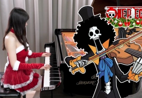 海贼王经典派对歌「宾克斯的美酒 Binks, Sake」钢琴演奏 Ru,s Piano | RuRu祝大家圣诞快乐??