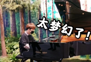 在树林里弹钢琴，动漫般的场景！-《LEMON》