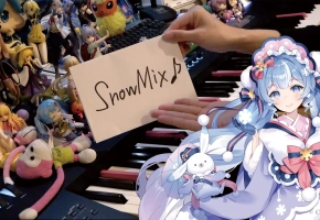 【触手猴】「Snowmix?」を作曲者が弾いてみた【SNOW MIKU 2023テーマソング】