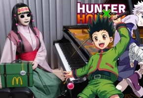 【拿尼加，给我一套麦当劳猎人卡牌】全职猎人 OP「departure!」钢琴演奏 - HUNTER×HUNTER 2011 - Ru,s Piano