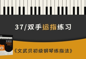 37.双手运指练习（《文武贝初级钢琴练指法》第37首）