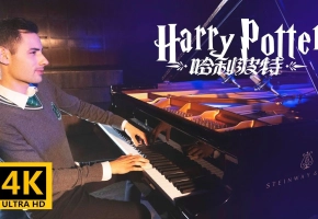 【4K】哈利波特与不可能的钢琴演奏 Hedwig,s Theme