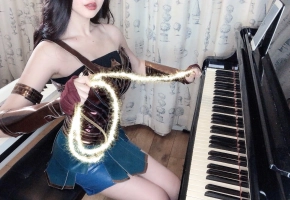 【钢琴】《神奇女侠》主题曲 没有吉他也可以很燃！