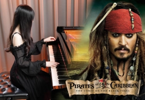 加勒比海盗主题曲「He,s a Pirate」重低音磅礡钢琴版！强尼戴普 | Pirates of the Caribbean | Ru,s Piano